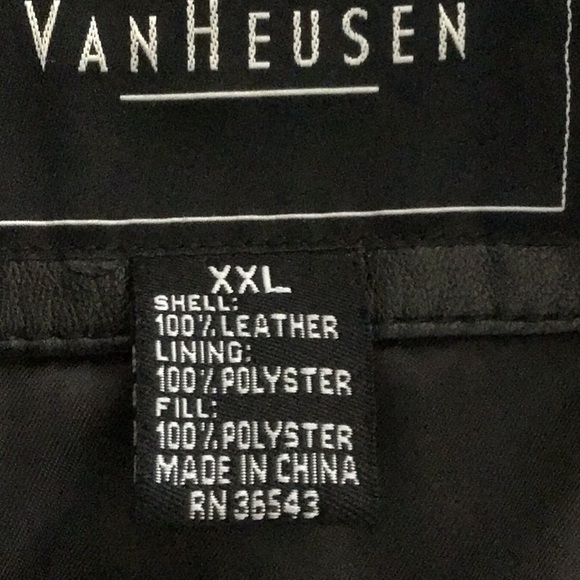 Van Heusen leather jacket - Picture 3 of 4